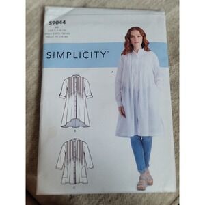 Simplicity Sewing Pattern 9044 Misses Tunic‎ Dress Size US 12-20 EU 32-40